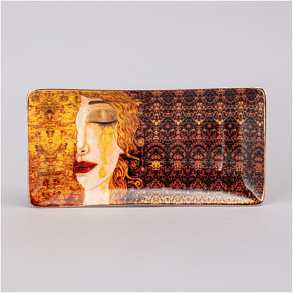 Чашка с блюдцем "Золотые слезы", 250 мл, фарфор, коричневый - 4