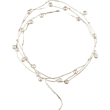 Гирлянда электрическая LED "Нить. Жемчужина", 2 м, тепло-белый