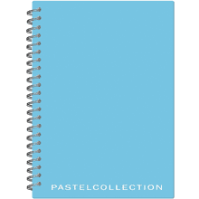 Тетрадь "Pastel Collection", А5, 80 листов. клетка, мятный, голубой 