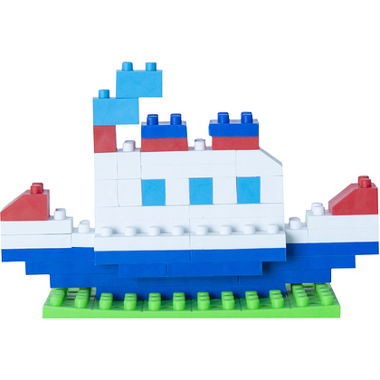 Ластик Iwako "Blocks Steamboat Kit", 1 шт, ассорти, блистер - 5