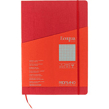 Блокнот "Fabriano. Ecoqua Plus", А4, 80 листов, клетка, красный