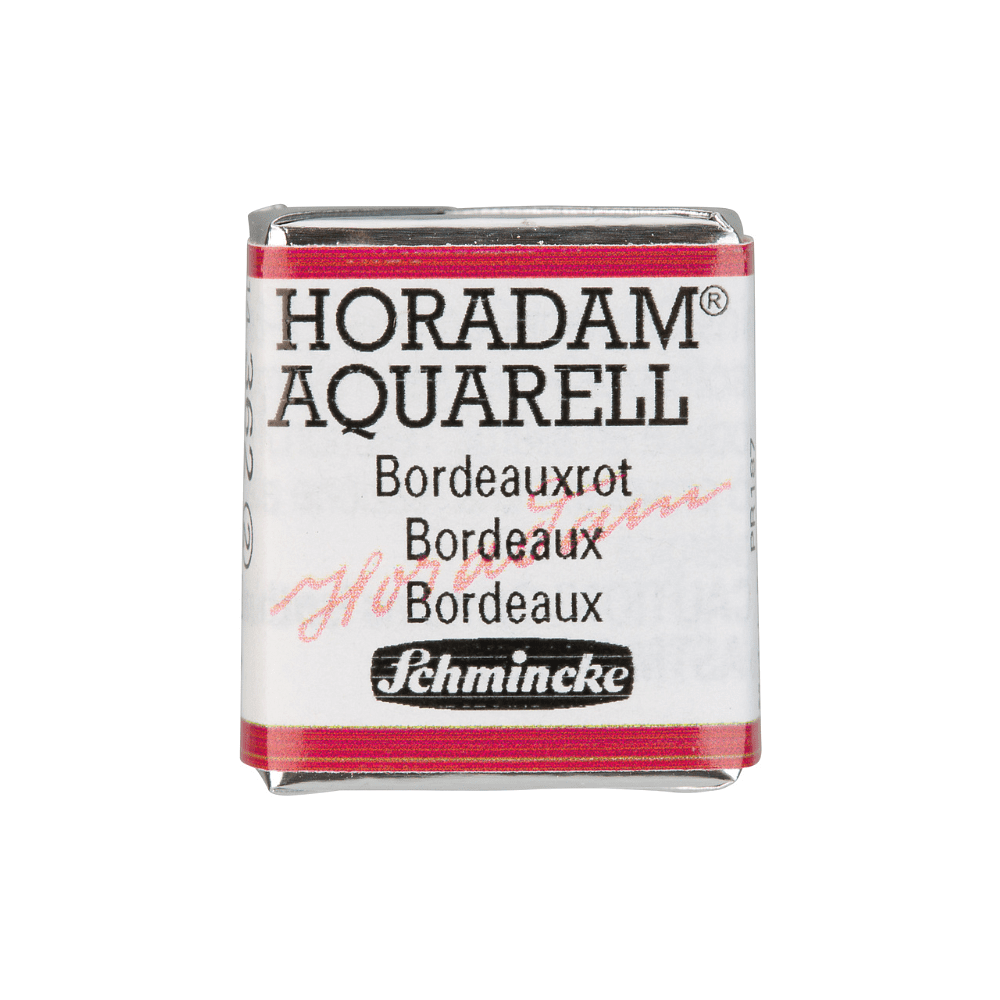 Краски акварельные "Schmincke Horadam", 362 бордо, полукювета
