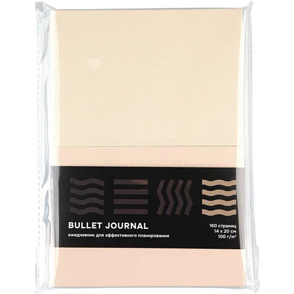Блокнот "Стихия. Bullet Journal", А5, 80 листов, в клетку, бежевый - 2