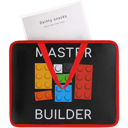 Папка для тетрадей "Master builder", 26х33 см, черный, красный - 3