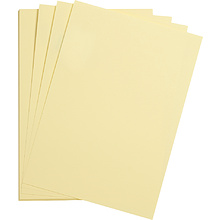 Бумага цветная "Maya", А4, 120г/м2, светло-желтый