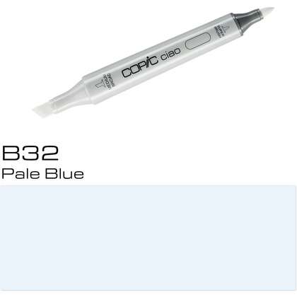 Маркер перманентный "Copic ciao", B-32 бледно-голубой
