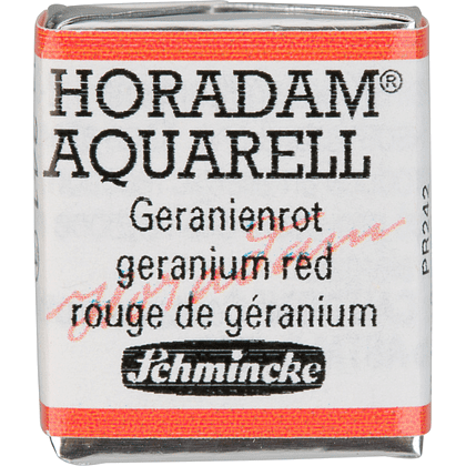 Краски акварельные "Schmincke Horadam", 341 гераниевая, полукювета