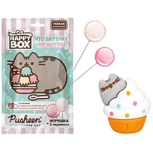 Карамель леденцовая "Pusheen. Хэппи Бокс", 20 гр, с игрушкой