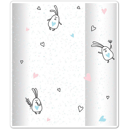 Обложка для тетрадей "Bunny", 350x210 мм, разноцветный