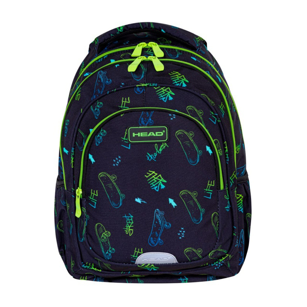 Рюкзак детский Astra "Head Skate Lifestyle", темно-синий, зеленый - 2