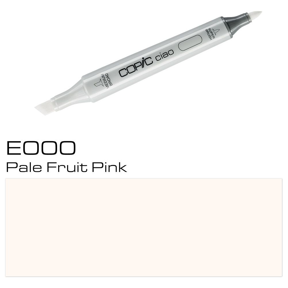 Маркер перманентный "Copic ciao", E-000 бледно-фруктовый розовый