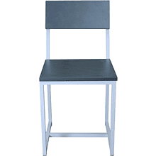 Стул ALLERD RION, металл, ЛДСП, белый муар, Металл Бруклин