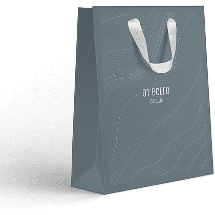 Пакет бумажный подарочный "Country MT", 18х22.7х10 см, ассорти - 2