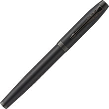 Ручка перьевая "Parker IIM Achromatic", F, черный, патрон синий