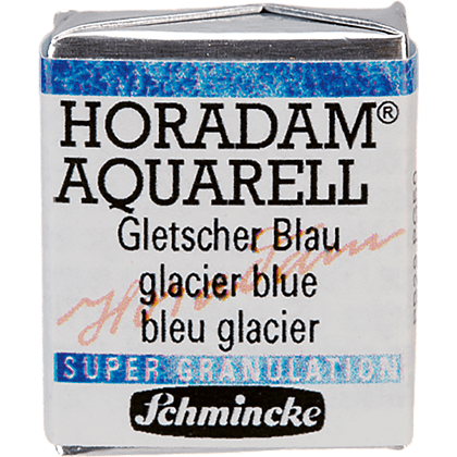 Краски акварельные "Schmincke Horadam", 961 синий glacier, полукювета