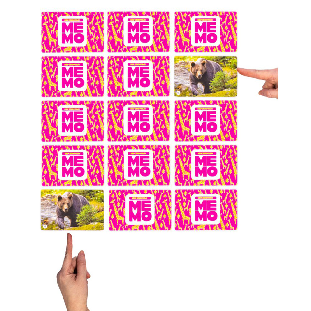 Игра настольная "МЕМО. Мир животных" - 6