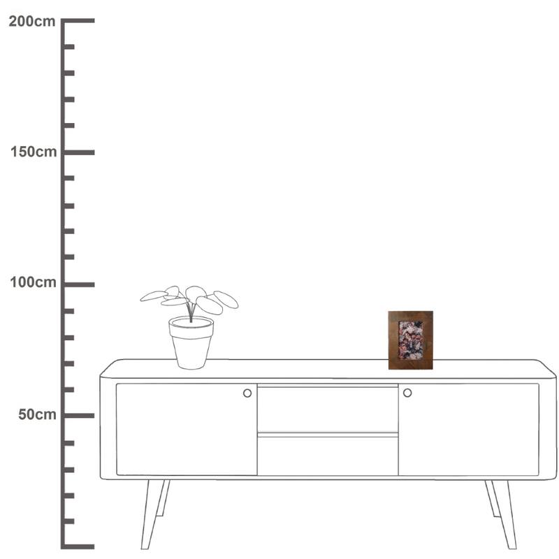 Фоторамка 9*13 см "KAL-0508" дерев., коричневый - 3