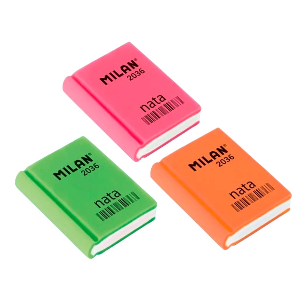 Ластик Milan "NATA", ассорти