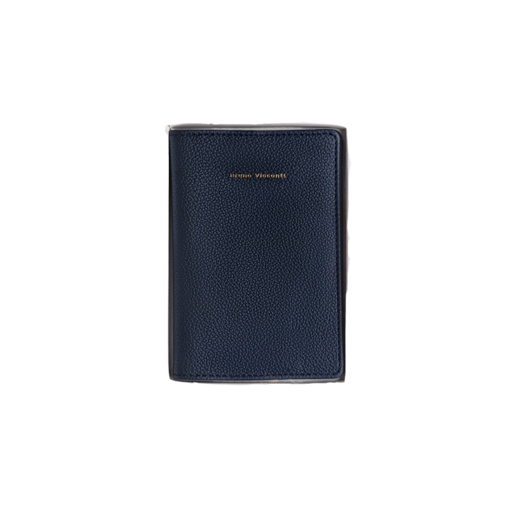 Обложка для паспорта "Синяя", кожзам