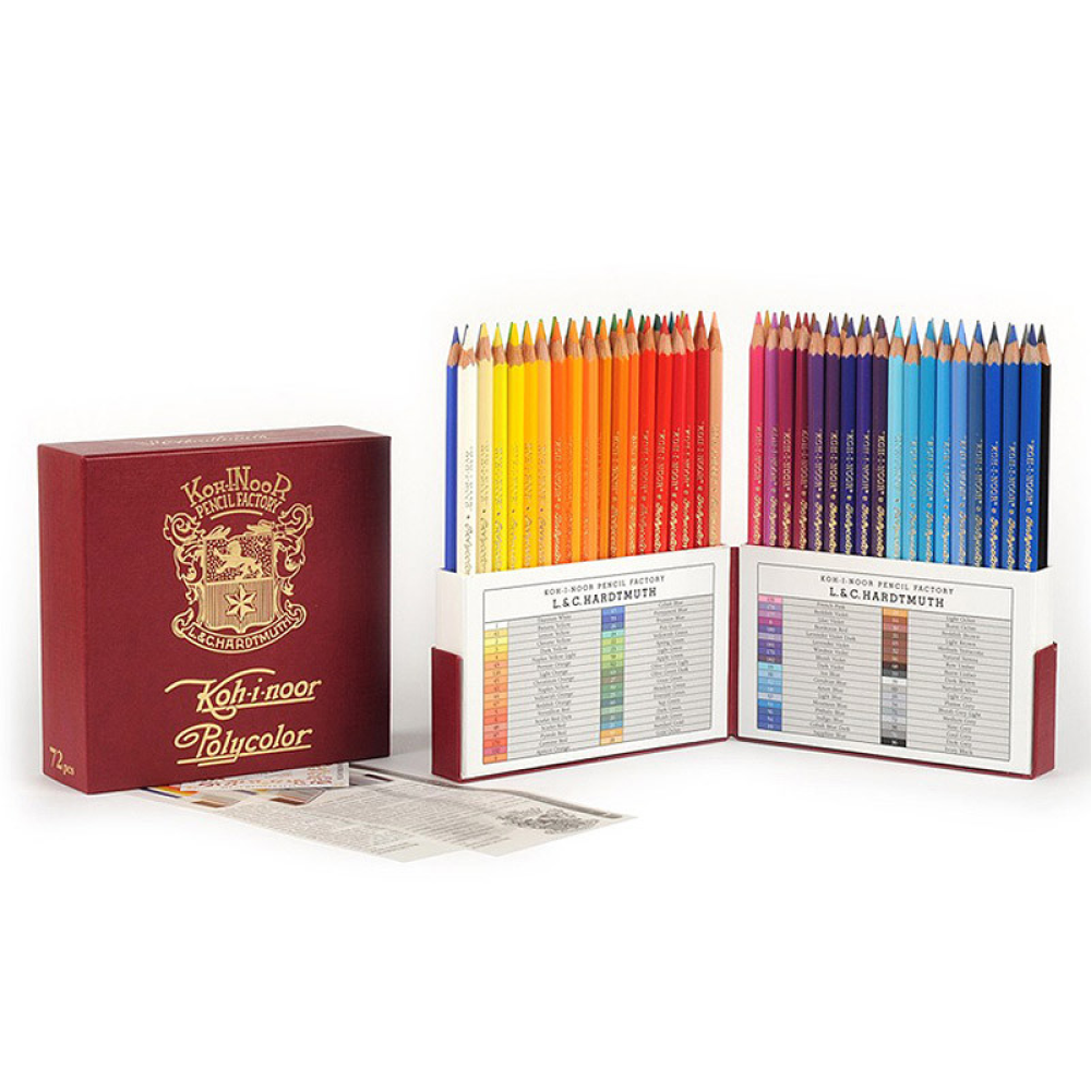 Карандаши цветные "Koh-i-noor Retro", 72 цвета