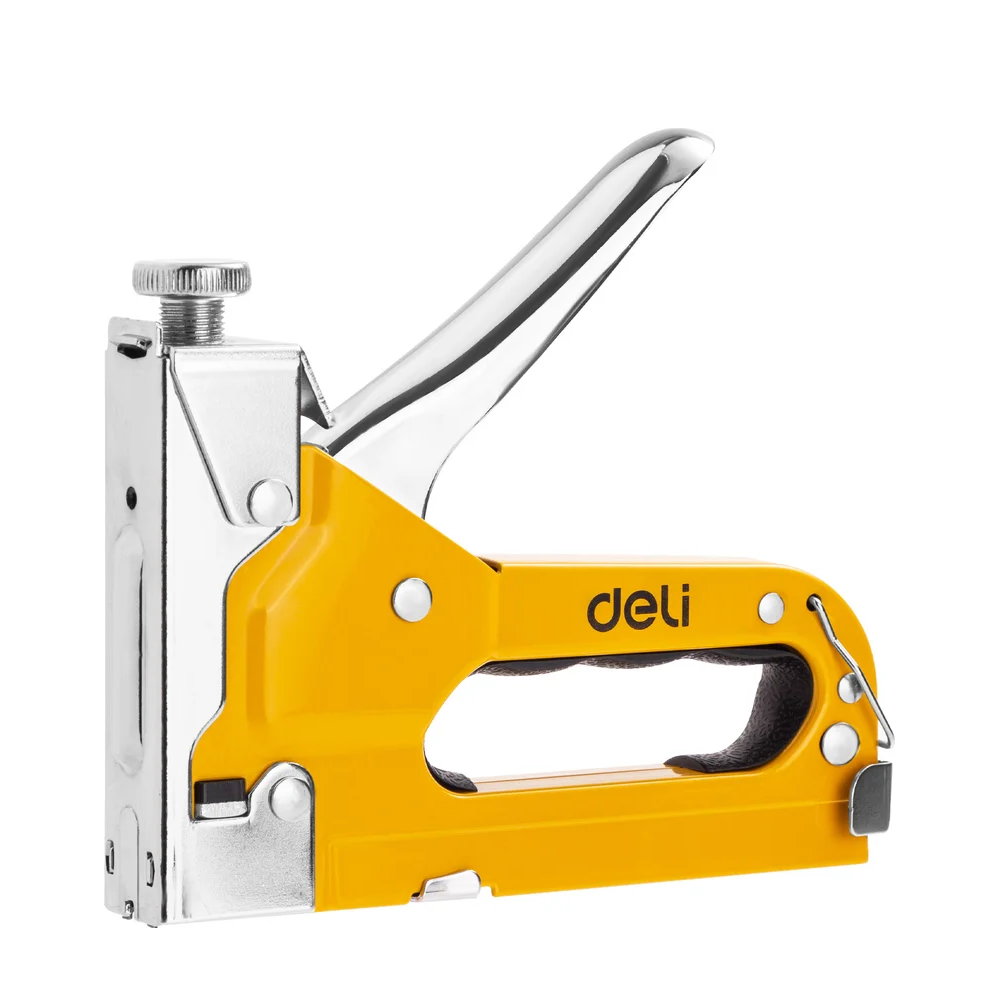 Набор механический степлер и скоборасшиватель Deli YS EDL238105, 3-в-1+ комплект скоб, кейс