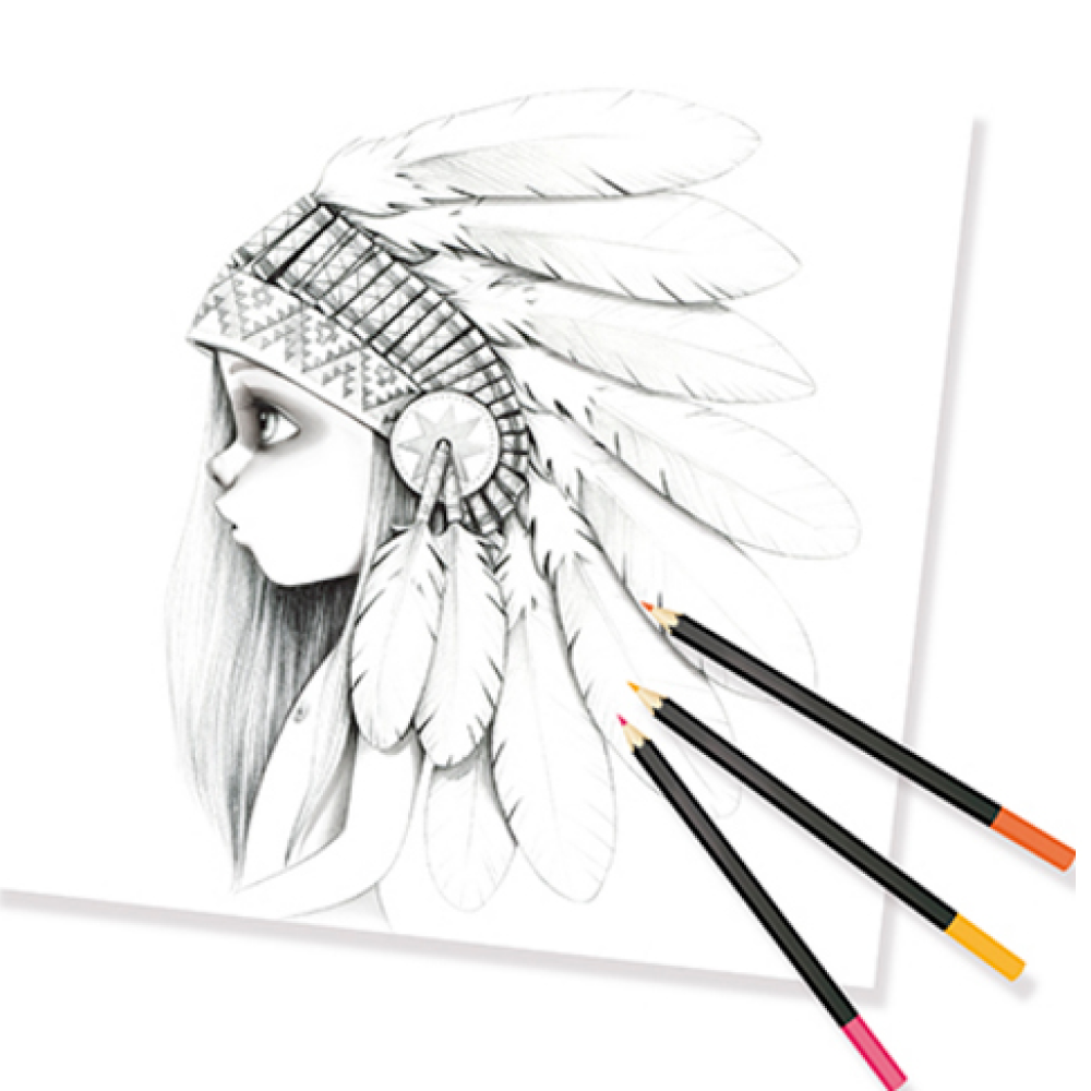 Раскраска на английском языке "Colouring book Wild 2", Emmanuelle Colin