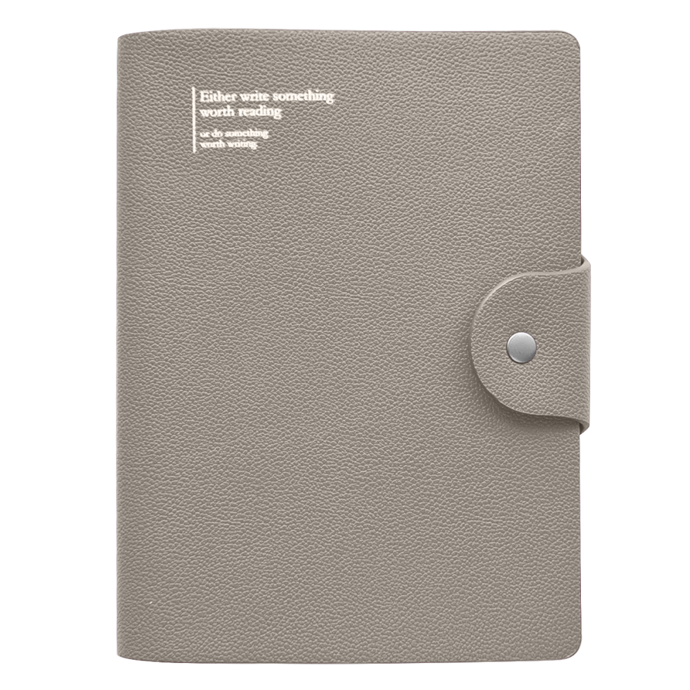 Ежедневник датированный "Prague" на 2026 год, А5, 320 страниц, серо-бежевый