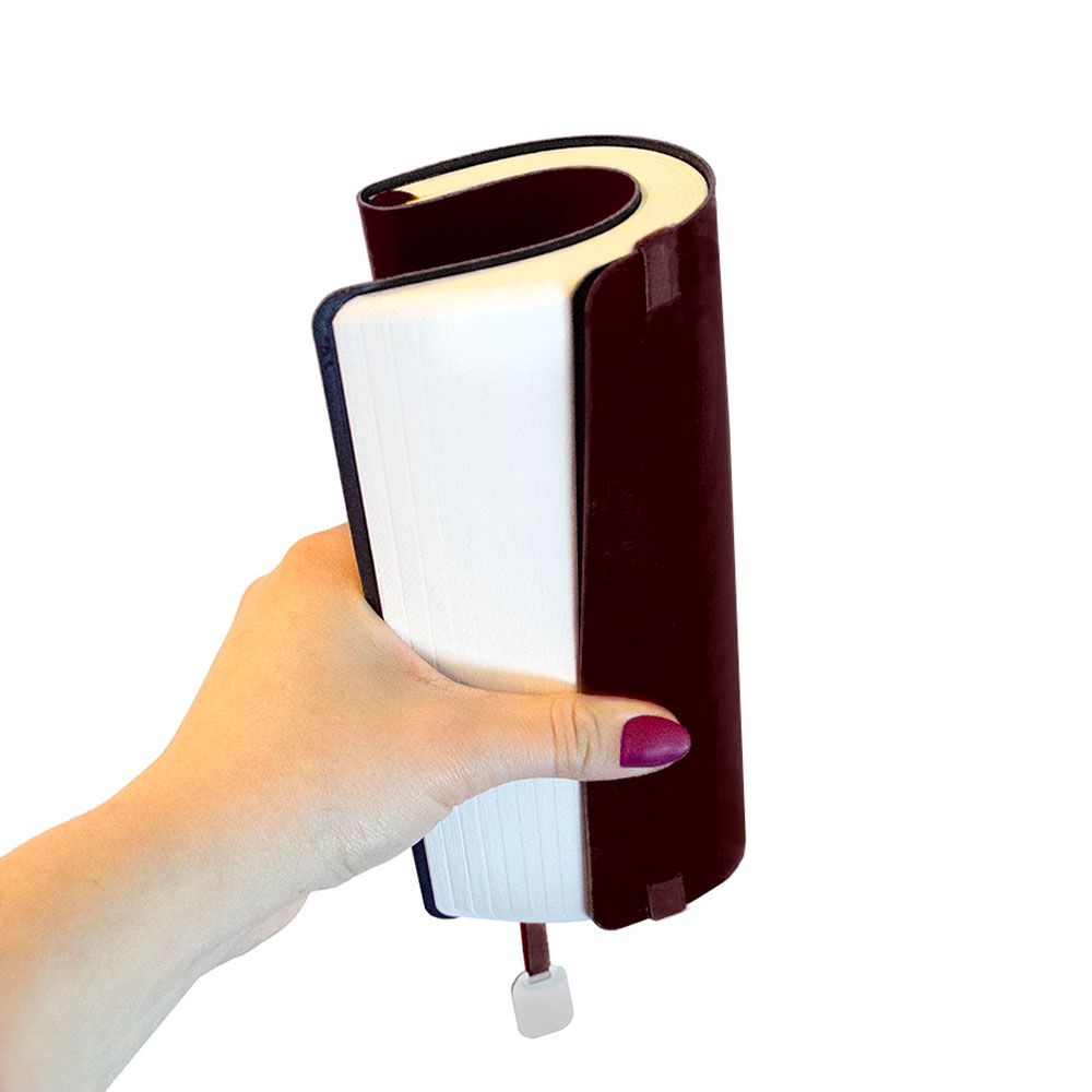 Ежедневник недатированный "Boomer", А5, 272 страницы, темно-коричневый - 9