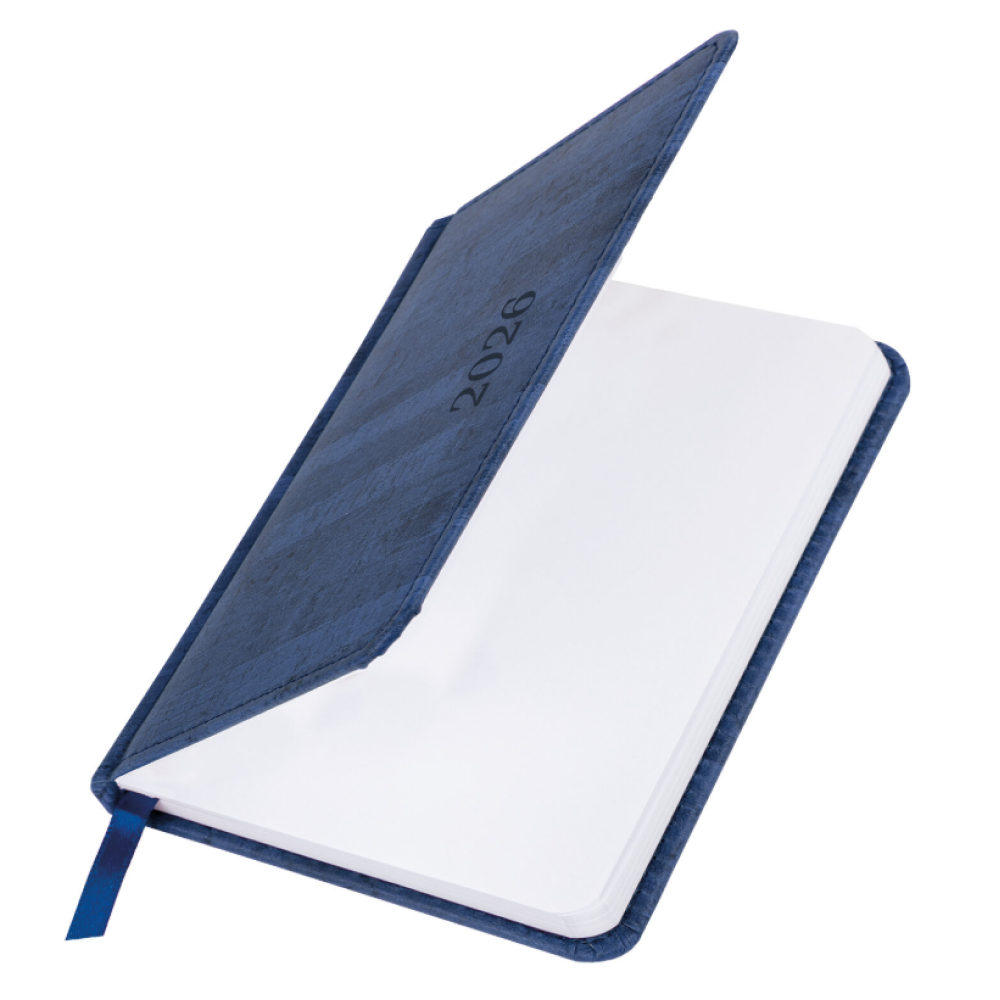 Еженедельник датированный "Wood", А6, синий, 2026 - 3