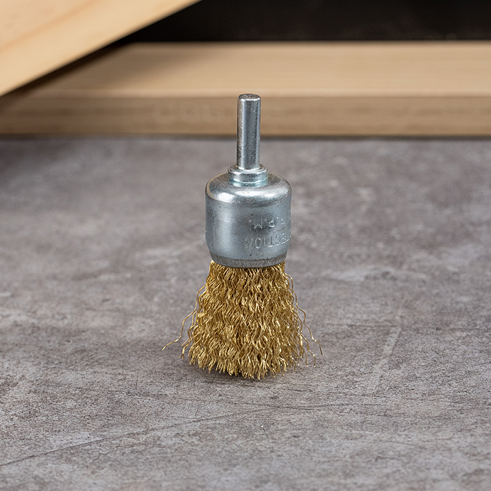 Щетка для дрели Deli YS EDH-GSS025-E6, плоская, проволочная - 2