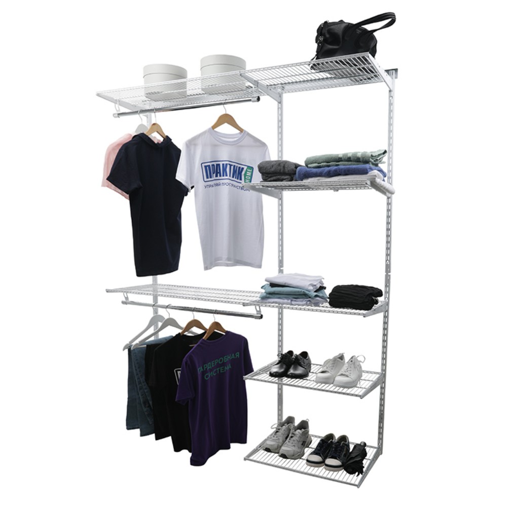 Гардеробная система Optima G180 белая - 3