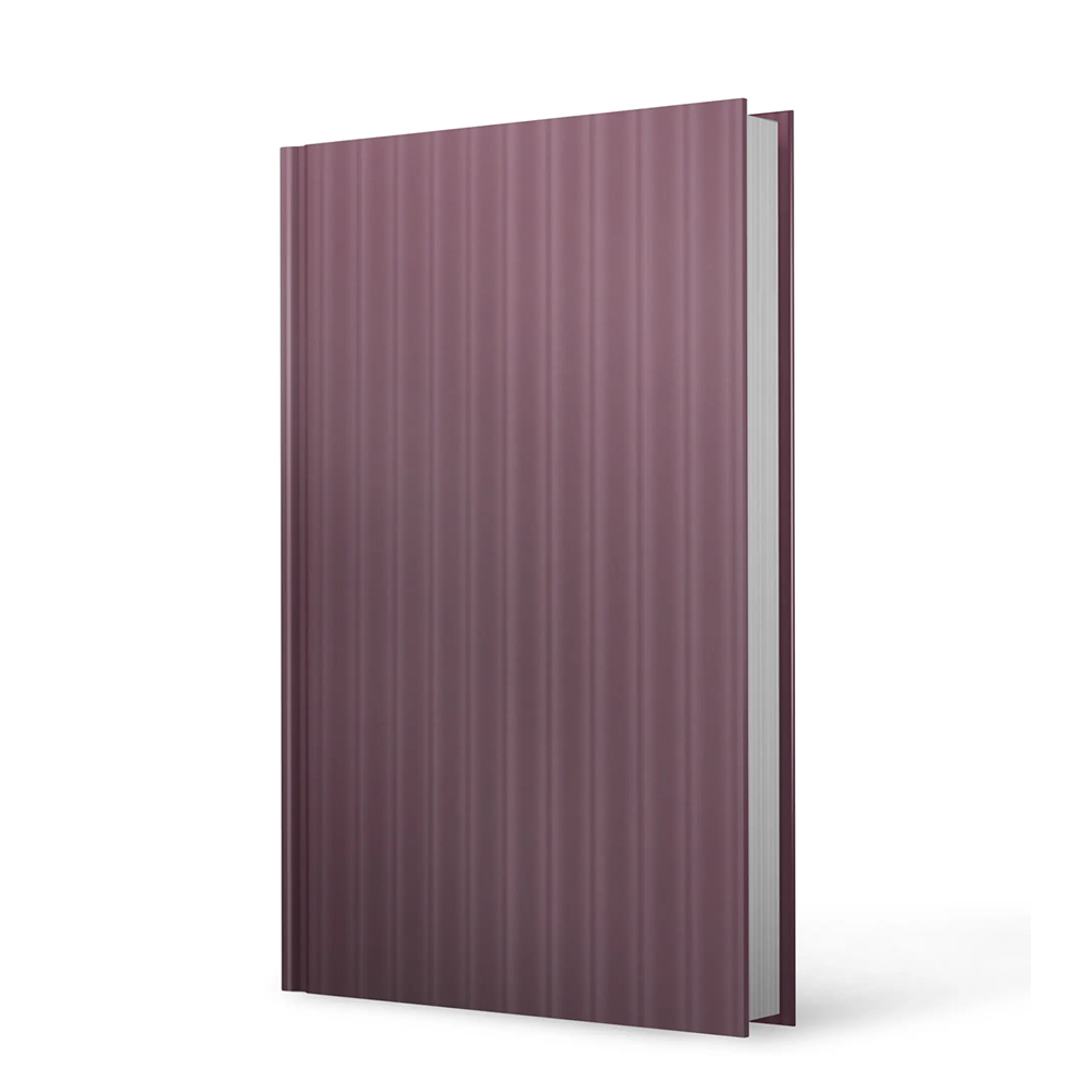 Книга записная "Stripes", А5, 128 листов, клетка, сливовый