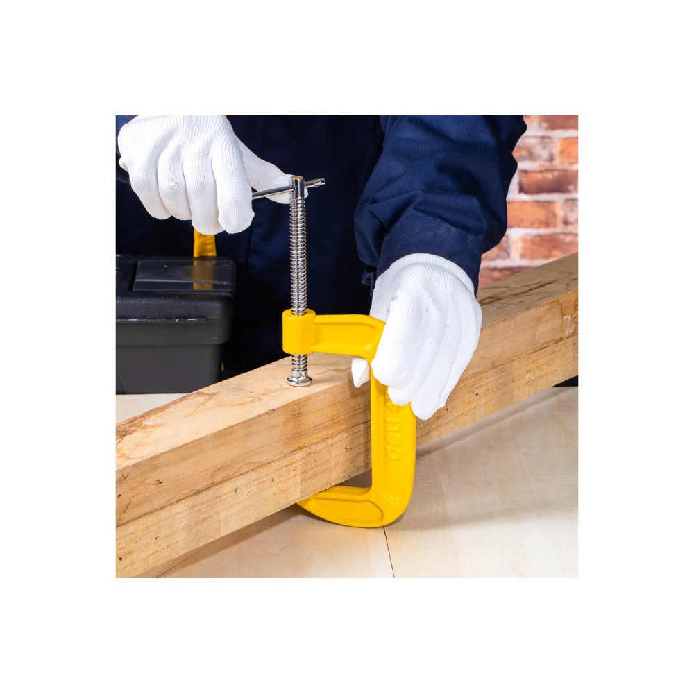 Струбцина G-образная Deli YS EDL-G205, 125 мм - 10