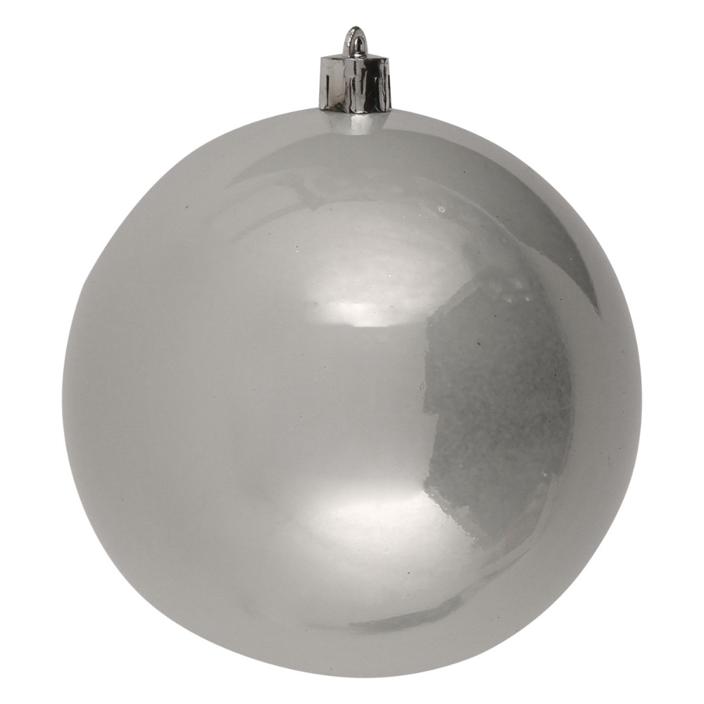 Шар елочный "183253", 10 см, пластик, ассорти, 3 шт/уп. - 5