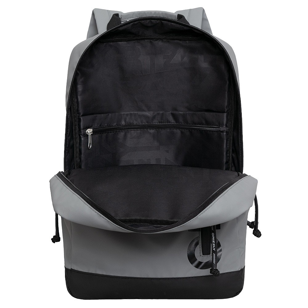 Рюкзак молодежный "Greezly" с карманом для ноутбука, серый - 4