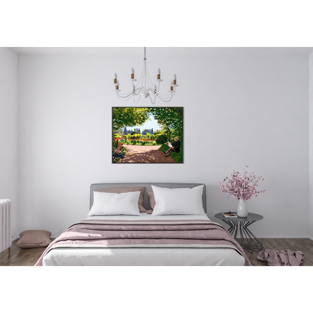 Картина по номерам "Клод Моне. Сад имени Баумана" - 3