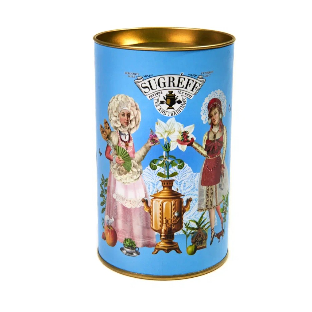 Подарочный набор чая "Сугревъ. Тубус", 2 вида, 190 г