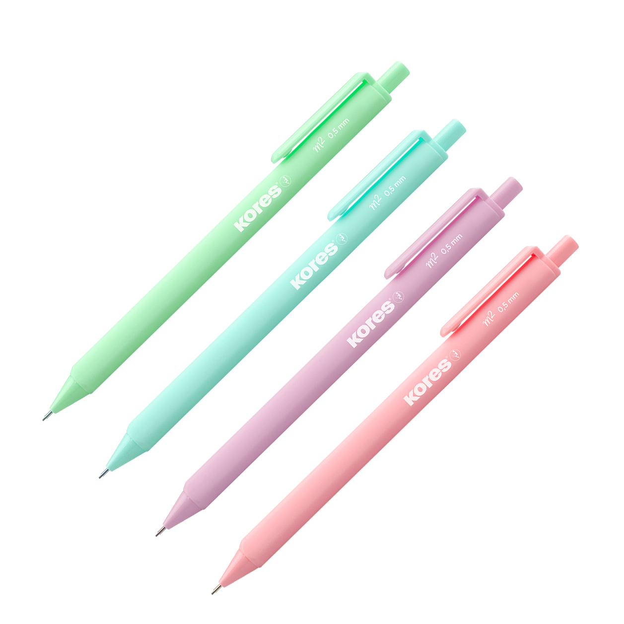 Карандаш автоматический Kores "М2", 0.5 мм, ассорти 