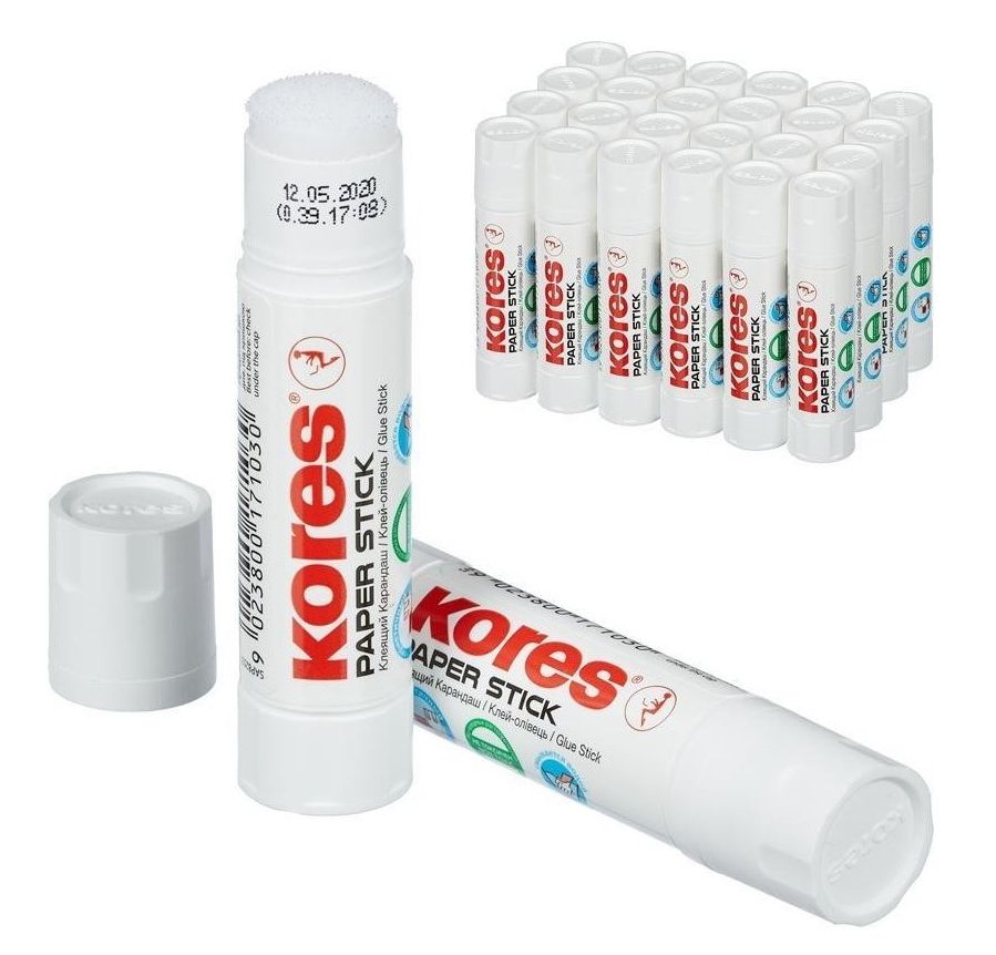 Клей-карандаш Kores "PaperStick", 10 г