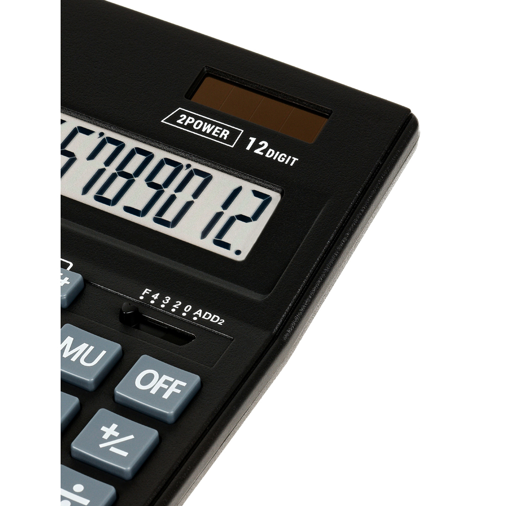 Калькулятор настольный Eleven "CDB1201-BK", 12-разрядный, черный - 5
