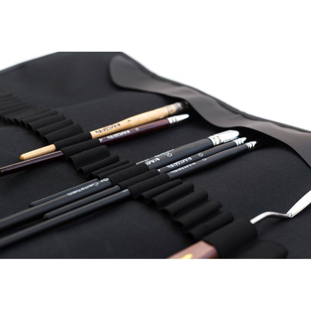 Пенал-органайзер "Малевичъ" для кистей, 34х48, черный - 5