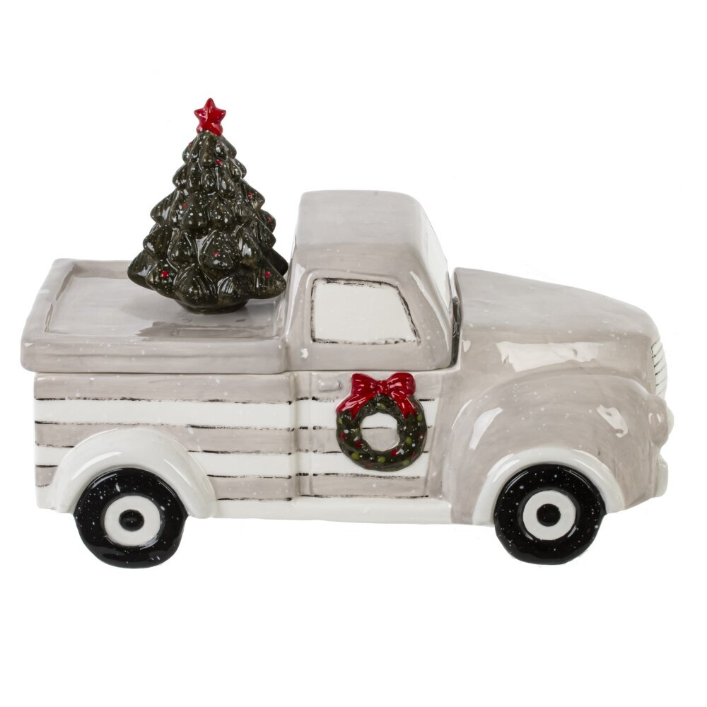 Конфетница керамическая "Машина", 21 см, разноцветный