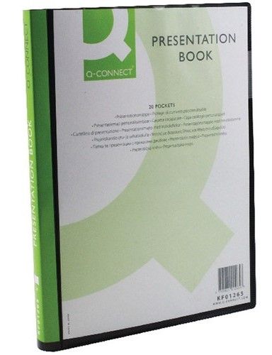Папка с файлами "Q-Connect", 20 карманов, черный