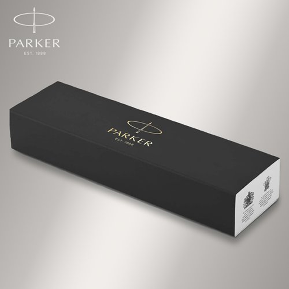 Ручка перьевая Parker "IM Black Lacquer CT", M, металлическая, подарочная упаковка, черный, патрон черный - 5