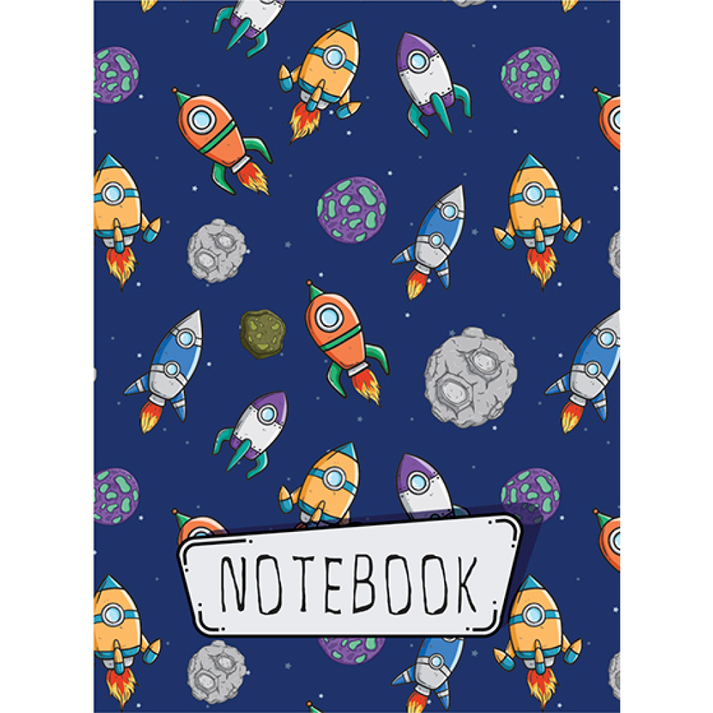 Блокнот "Микс 4", А7, 40 листов, клетка, ассорти - 3