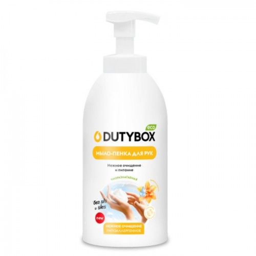 Мыло-пена Dutybox Hands, Ваниль, экологичное, 500 мл