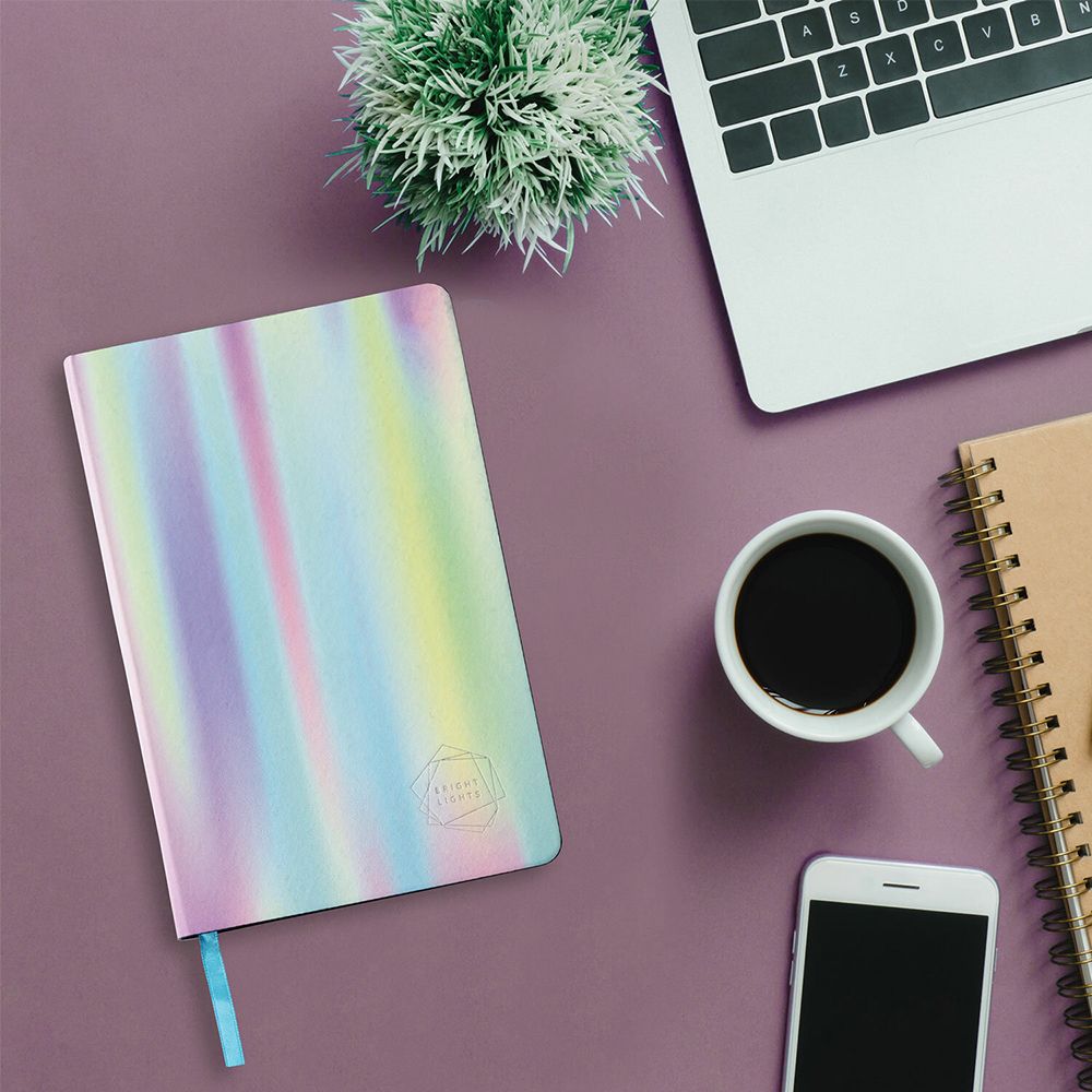 Ежедневник недатированный "Gradien", А5, 136 страниц, разноцветный - 7