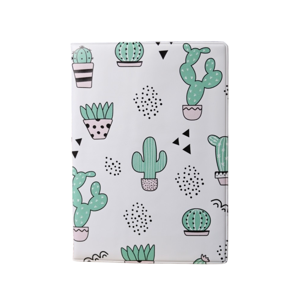 Обложка для паспорта "Succulents", разноцветный