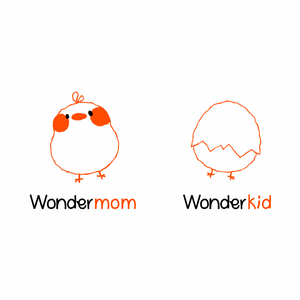 Кружка "Wonder mom", керамика, 450 мл, белый, оранжевый