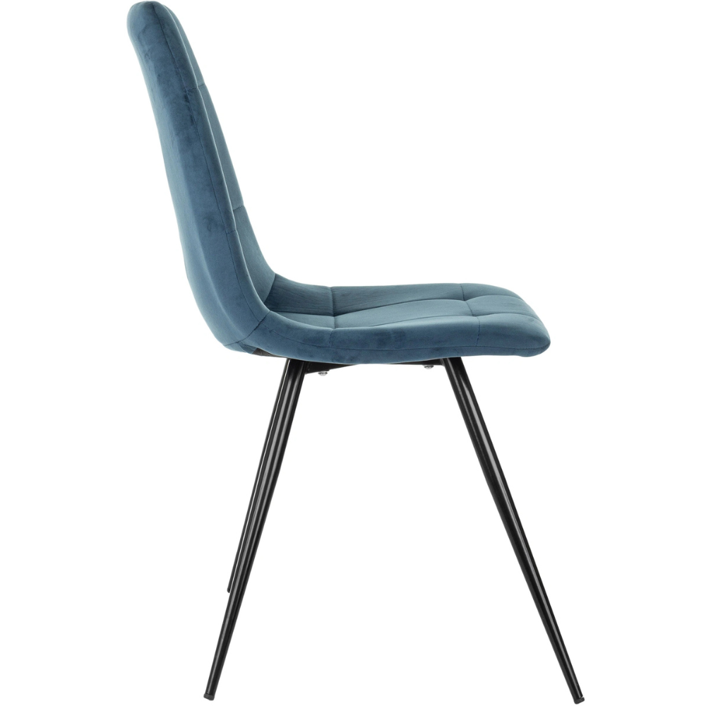 Стул Бюрократ "CH-K1_4", ткань, синий, металл, комплект 4 штуки - 5